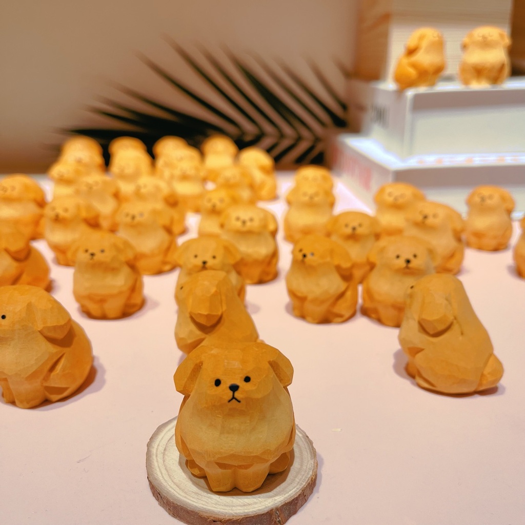 Tượng chó ngồi corgi- SP1175