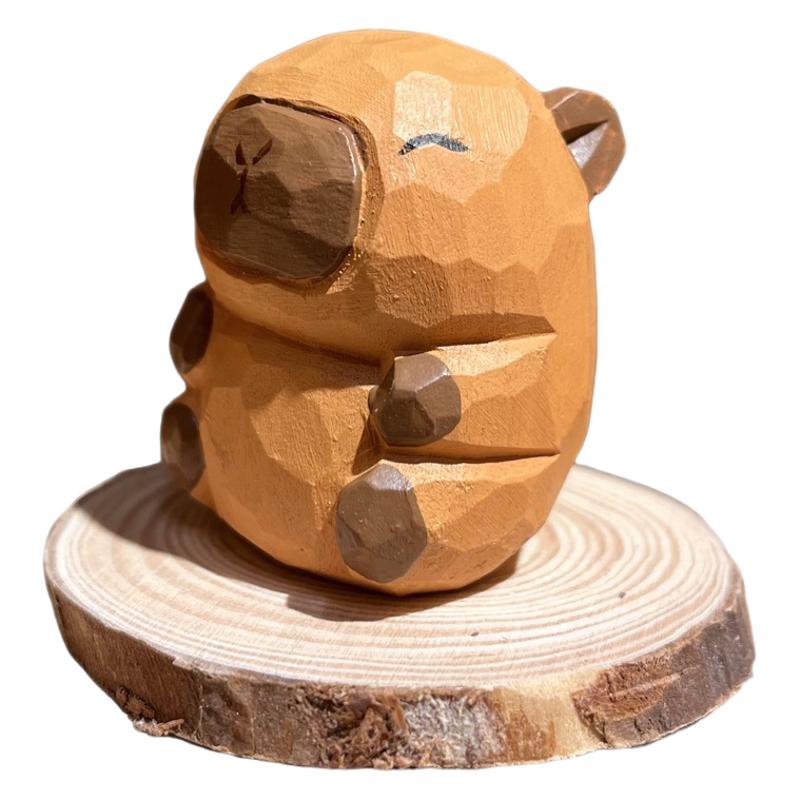 Tượng Capybara khắc tay -