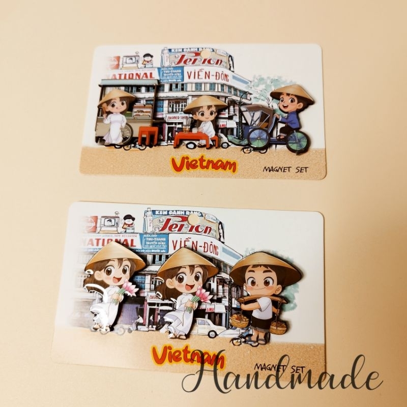 Magnet lẻ - set 3 quà lưu niệm vn ( LẺ) -SP1085