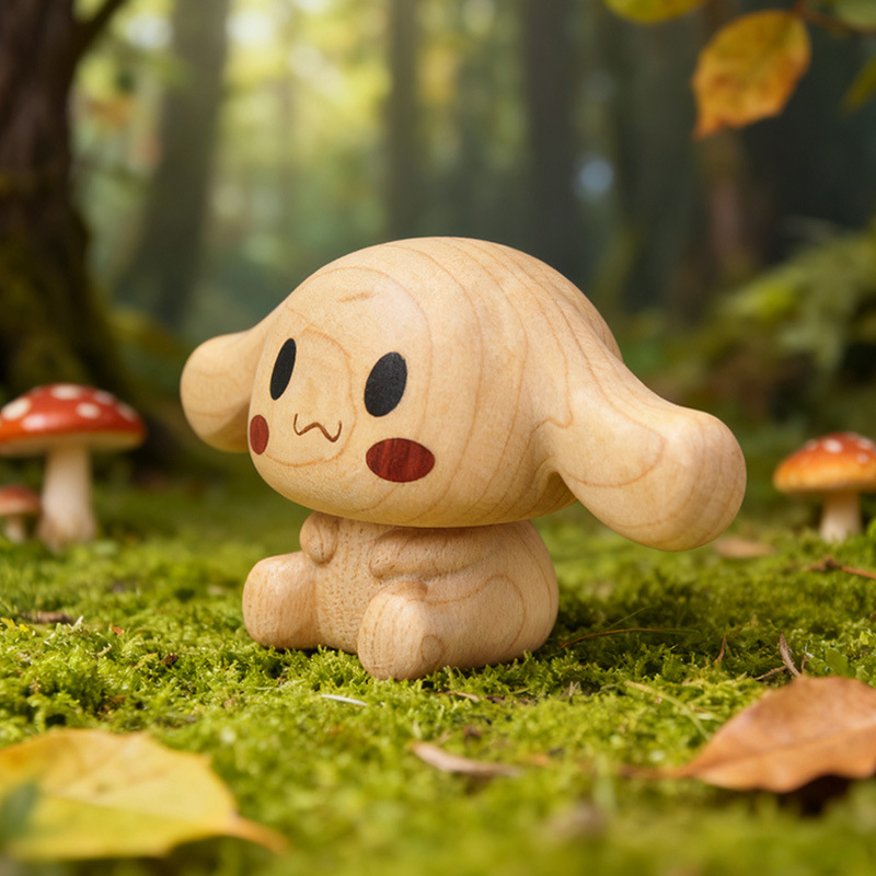 Cinnamoroll gỗ xoay nam châm -SP1145