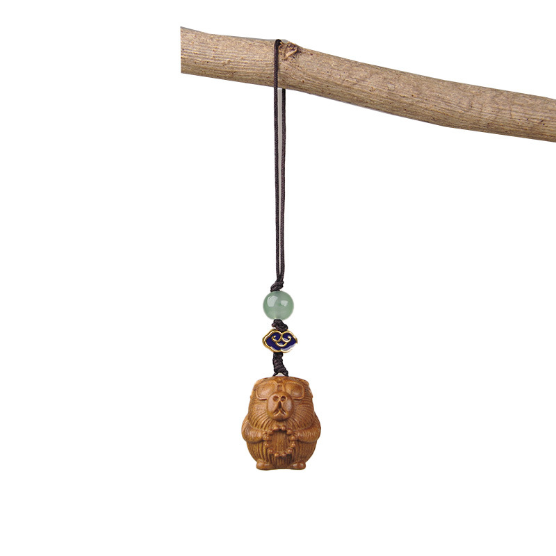 Móc khóa nhỏ bằng gỗ