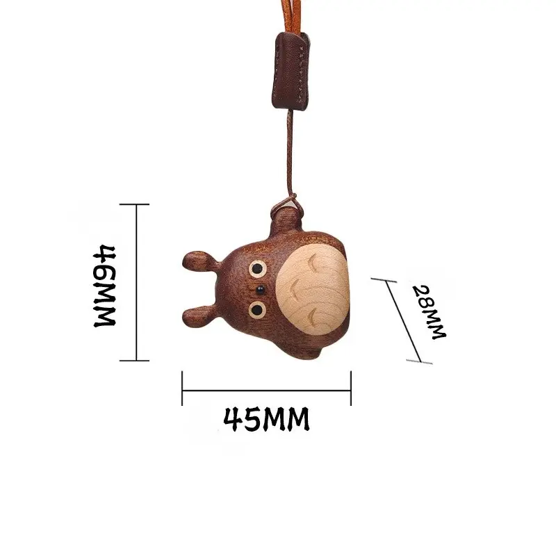Móc khóa Totoro bằng dây da