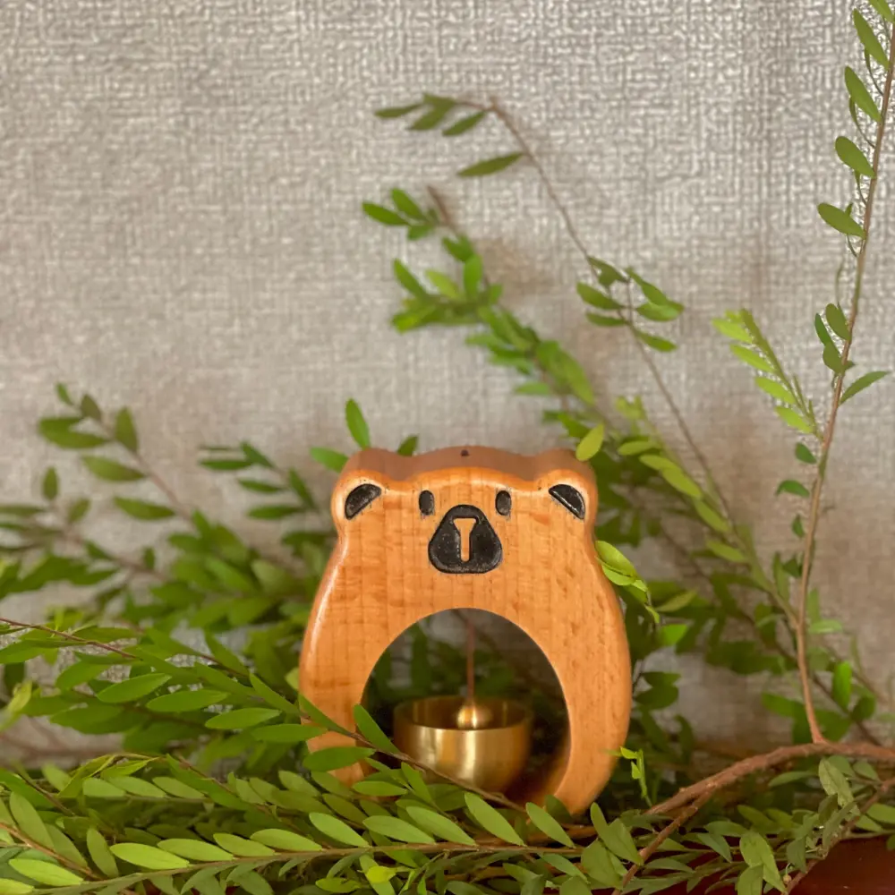 Wood bell- Bear 2 - SP1075