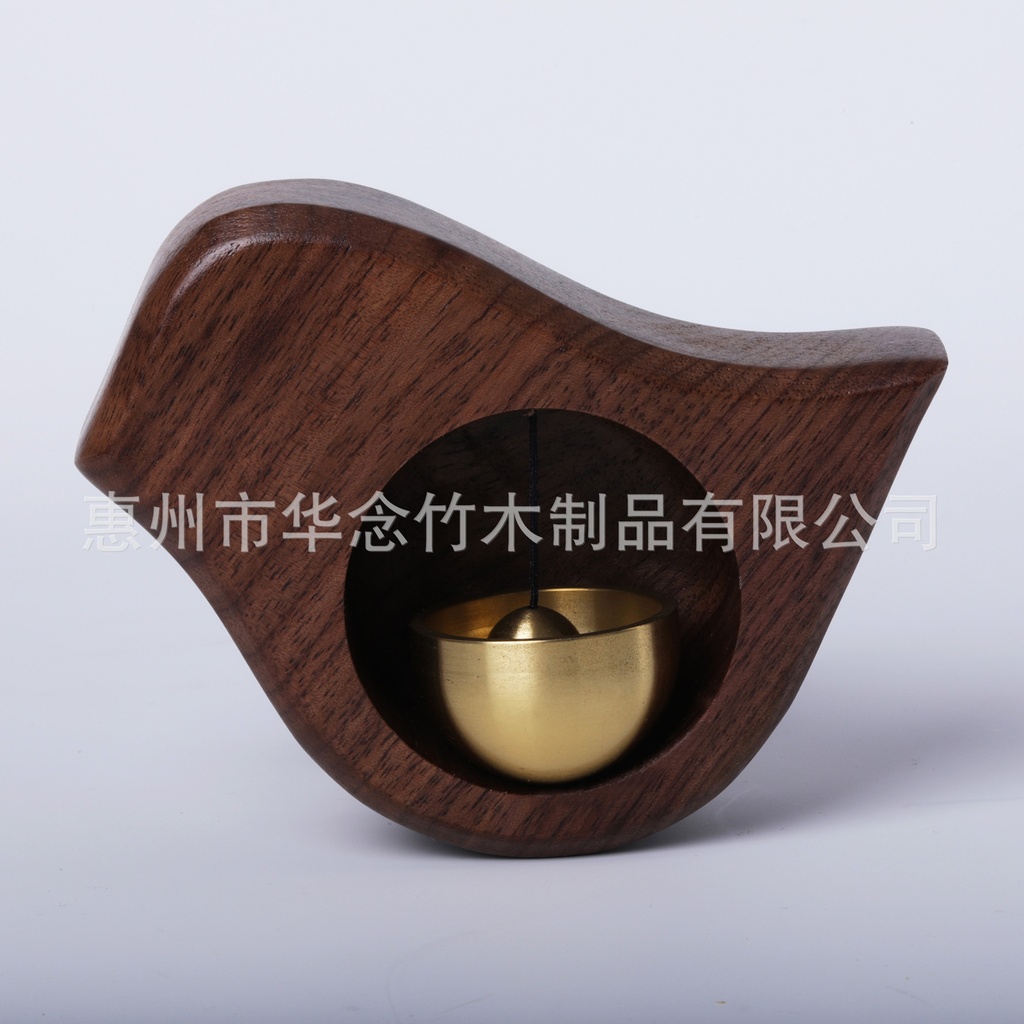 Wood bell - Bird - Walnut