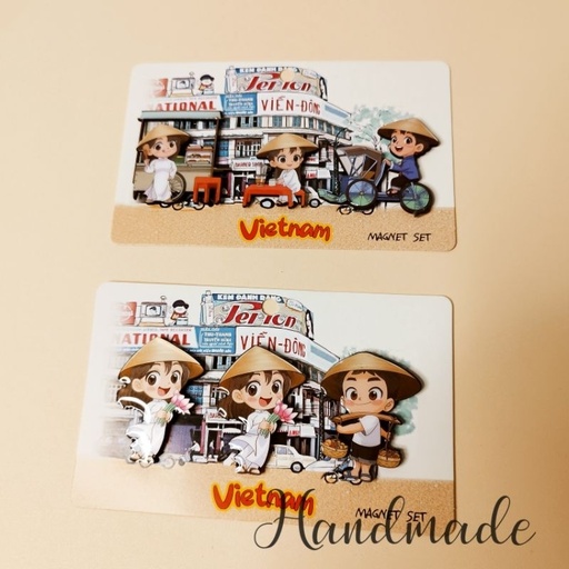 [SP1085] Magnet lẻ - set 3 quà lưu niệm vn ( LẺ) -SP1085