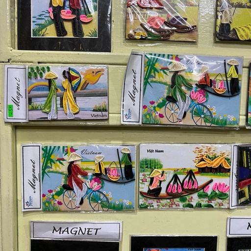 [SP1120] Magnet -Tranh giấy cuộn