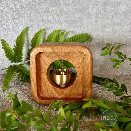 [SP1071] wood bell - Square