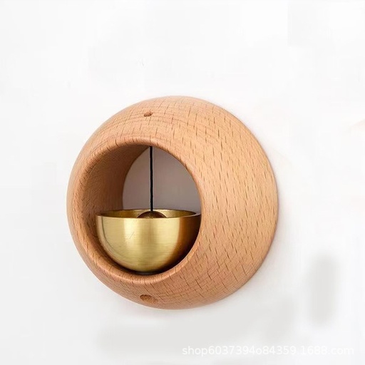 [SP1098] Wood bell - Cirle, Beech - SP1098