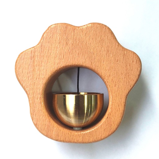 [SP1106] Wood bell - Cat's feet - Beech