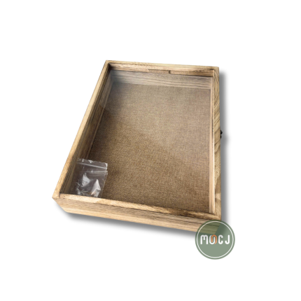 Hộp gỗ trang trí, hộp gỗ mặt mica đựng hoa, tranh ảnh - HOPGO_CN3628