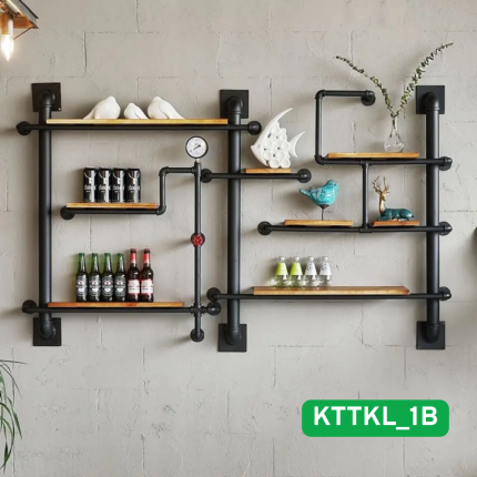 Kệ gỗ treo tường - KTTKL_1B