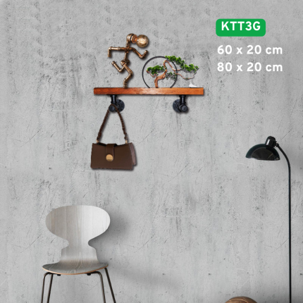Mẫu kệ treo tường đơn giản